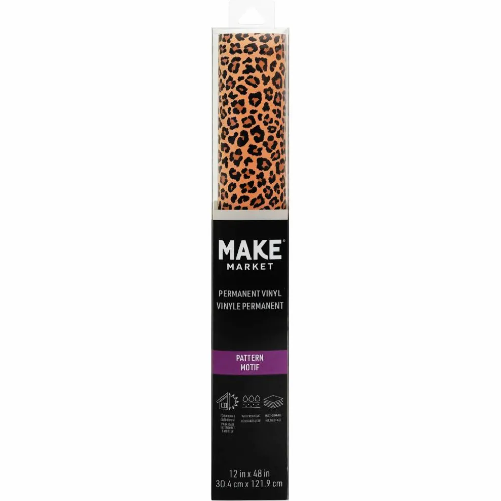 Leopard Pattern Permanent Vinyl by Make Market®