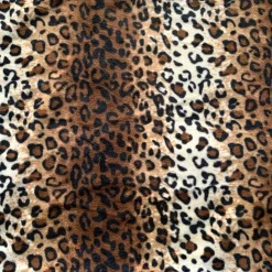 Leopard Print Anti-Pill Fleece Fabric