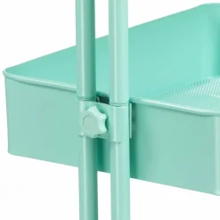 Lexington 4-Tier Jelly Mint Rolling Cart by Simply Tidy®