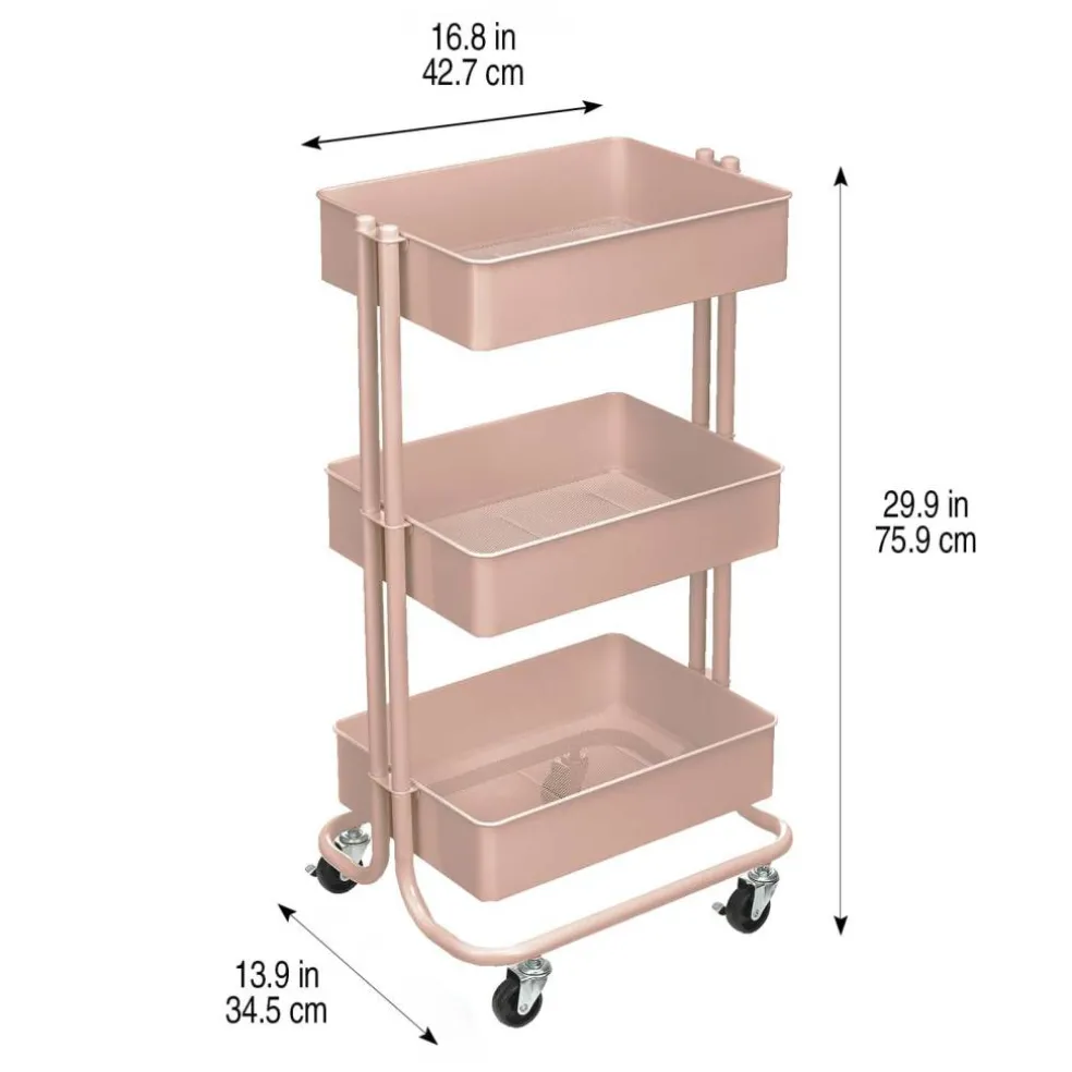 Lexington 3-Tier Rolling Cart by Simply Tidy®