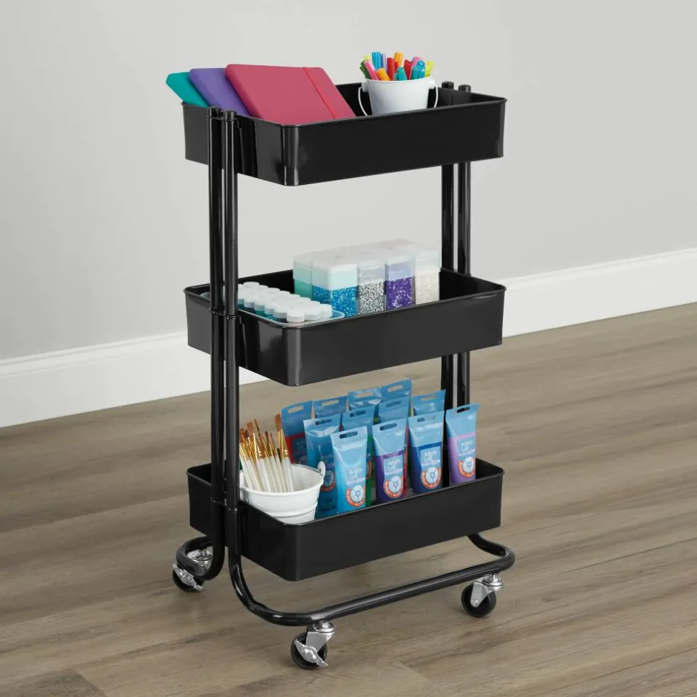 Lexington 3-Tier Rolling Cart by Simply Tidy®