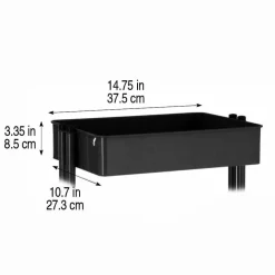 Lexington 3-Tier Rolling Cart by Simply Tidy®
