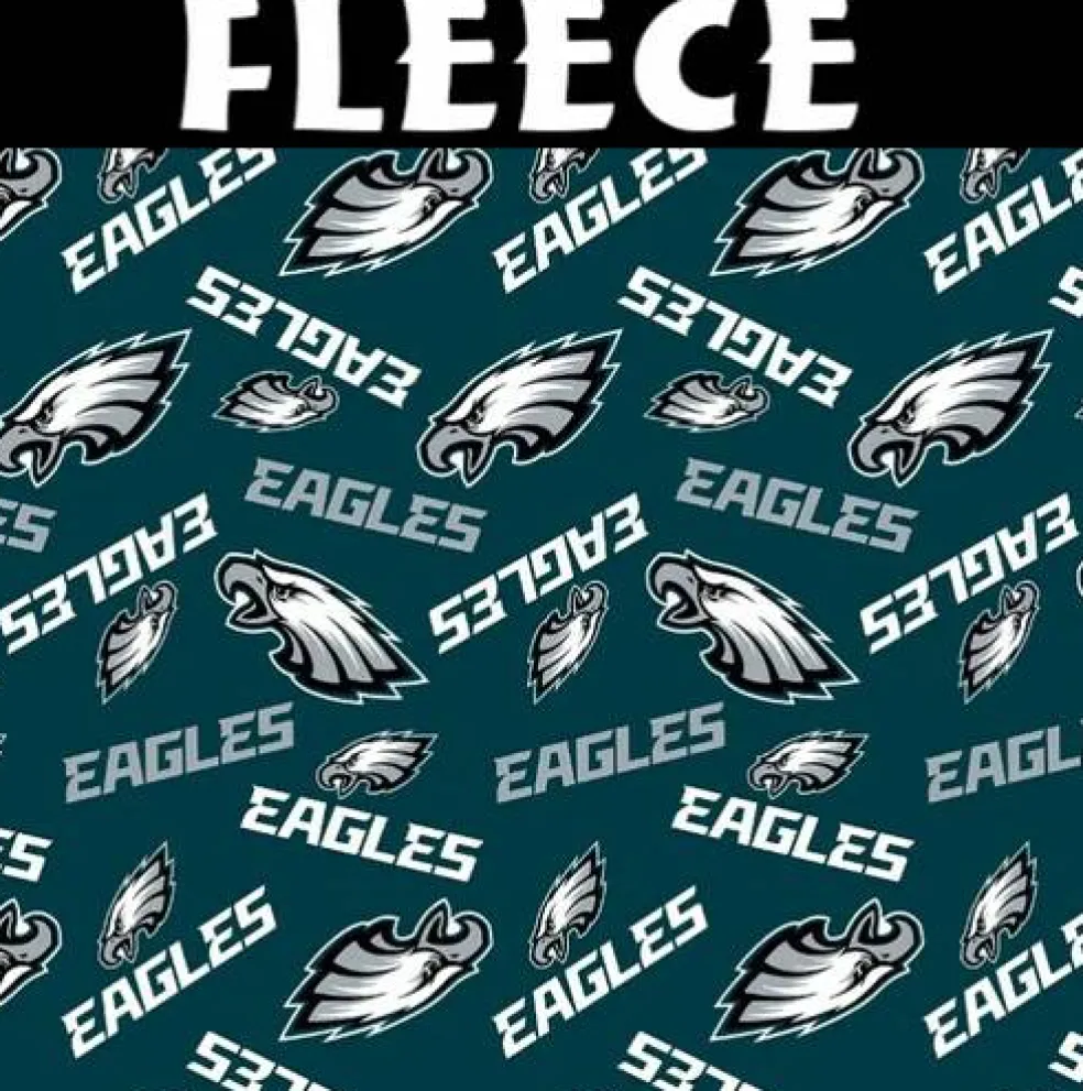 Licensed NFL Philadelphia Eagles Fleece 70533 Fabric by the Yard