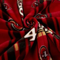 Licensed NFL San Francisco 49ers Plaid Fleece 70405 Fabric by the Yard