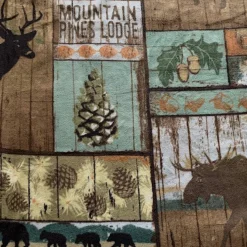 Life in the Woods Anti-Pill Premium Fleece Fabric | By The Yard