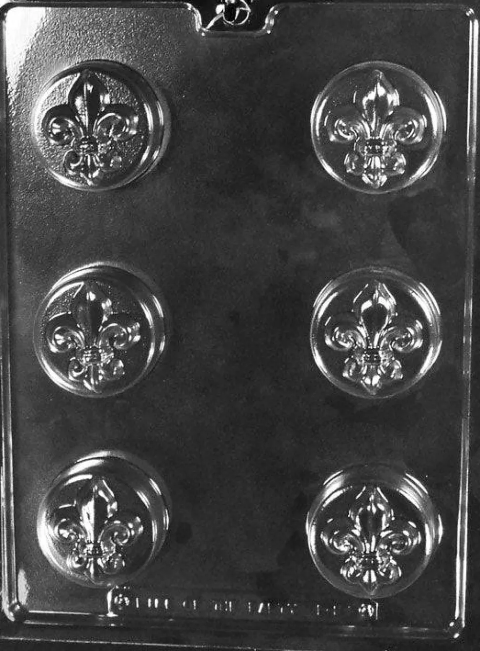 Life Of The Party Mardi Gras Fleur De Lis Cookie Mold 6 Cavity