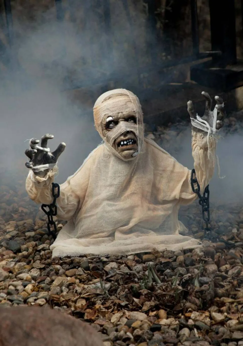 Life Size Animated Mummy Groundbreaker Prop