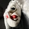 35" Lifesize Animatronic Possessed Woman Halloween Decoration