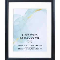 Lifestyles™ Black Frame With Mat by Studio Décor®