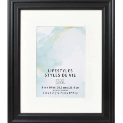 Lifestyles™ Black Frame With Mat by Studio Décor®