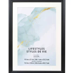 Lifestyles™ Black Frame With Mat by Studio Décor®