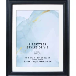 Lifestyles™ Black Frame With Mat by Studio Décor®