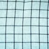 Light Blue-Blue-White Spence Bryson Check Grid Irish Linen Woven Fabric By the Yard