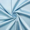 Light Blue Poly-Rayon Glossy Solid Satin Woven Fabric By the Yard