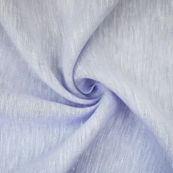 Light Blue-White Spence Bryson Texture Slub Irish Linen Woven Fabric By the Yard