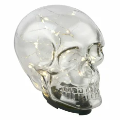 7" Lighted Glass Skull by Ashland®