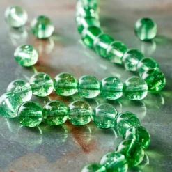 Light Green Quartz Round Beads by Bead Landing™