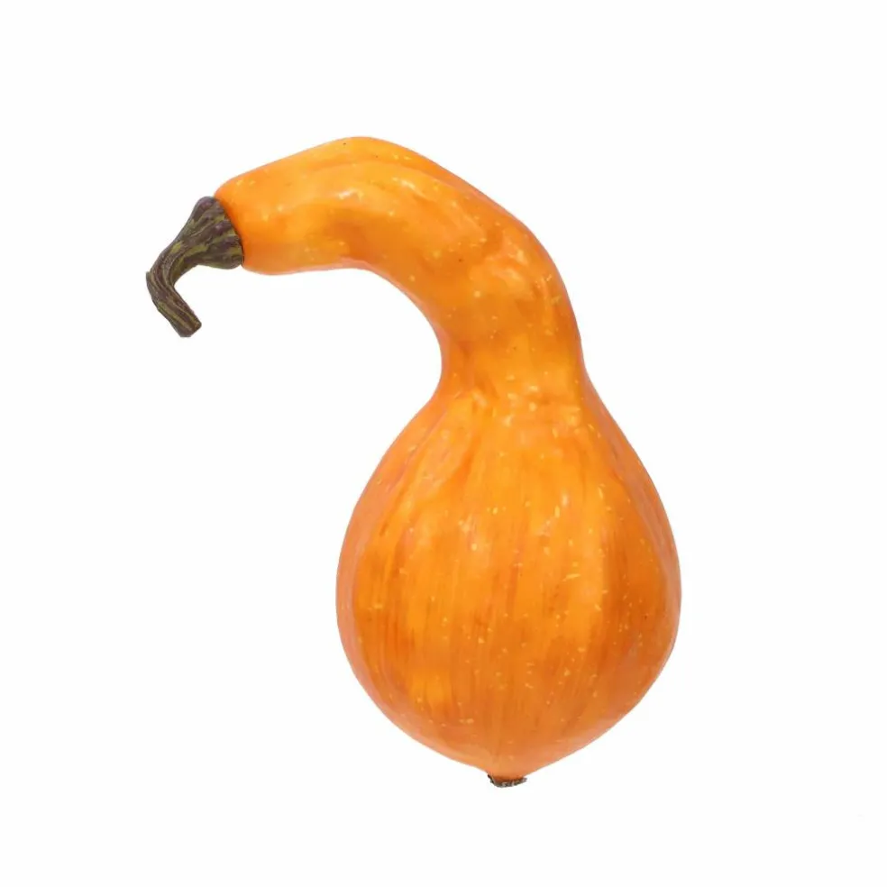 4.5" Light Orange Decorative Gourd by Ashland®