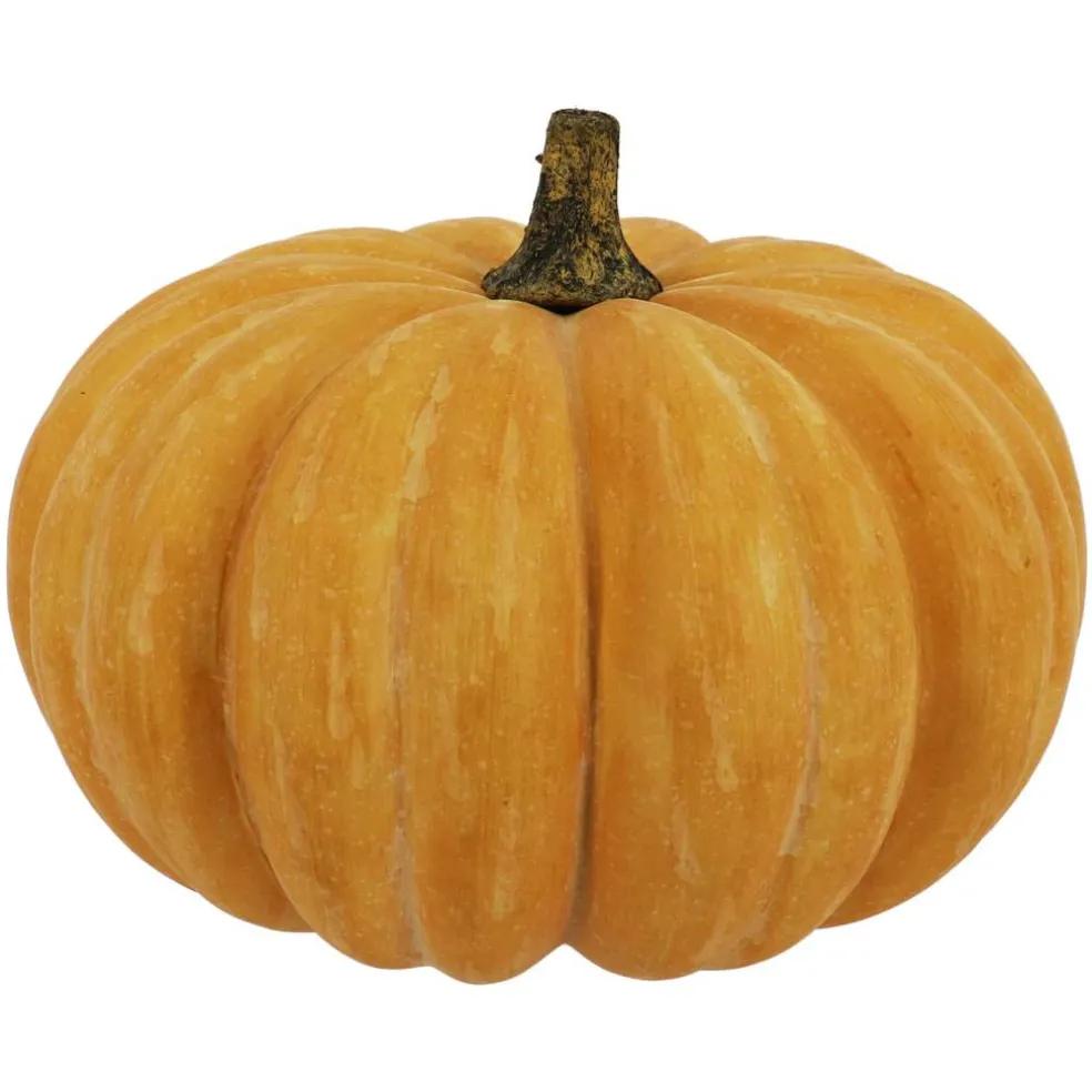 13" Light Orange Decorative Pumpkin by Ashland®