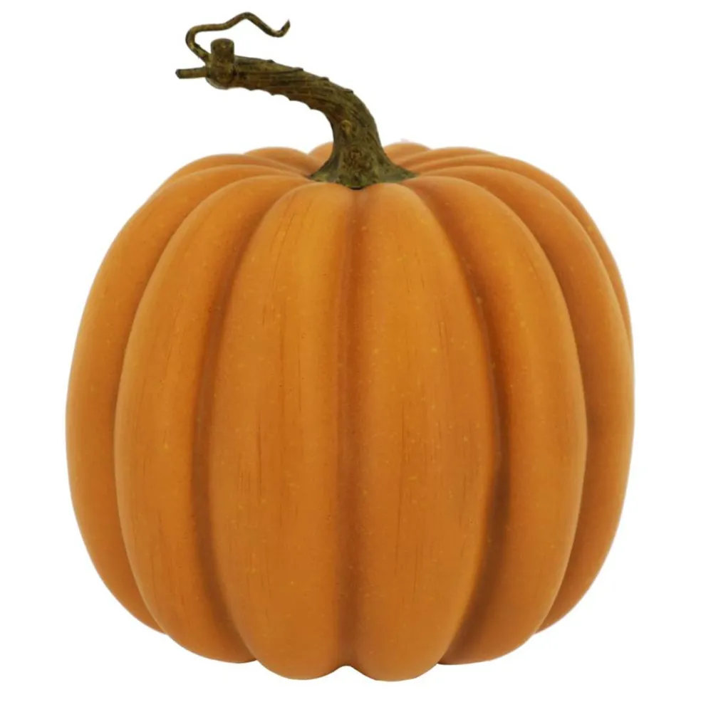 7.5" Light Orange Decorative Pumpkin by Ashland®