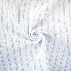 Light Purple-White Spence Bryson Striped Irish Linen Woven Fabric By the Yard