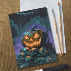 Light Up Jack-o'-Lantern Paint-by-Number Acrylic Surface Kit by Artist's Loft®