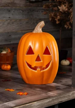 20" Light Up Pumpkin Decoration