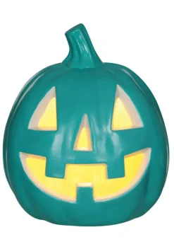 Light Up Teal Pumpkin Decoration