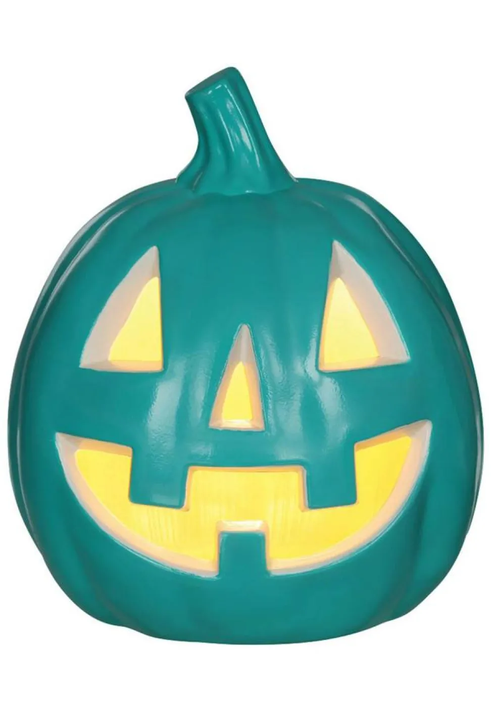 Light Up Teal Pumpkin Decoration