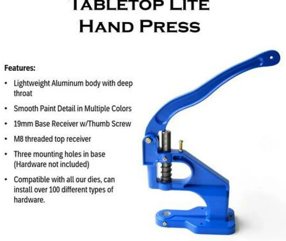 Lightweight Blue Press
