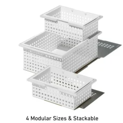 Like-it White Stacking Tote