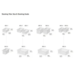 Like-it White Stacking Tote