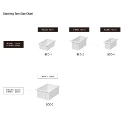 Like-it White Stacking Tote
