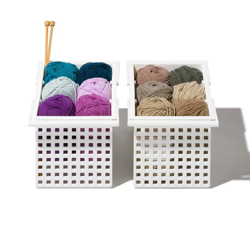 Like-it White Stacking Tote