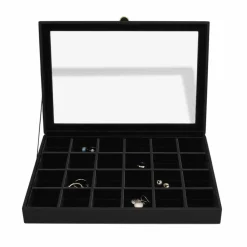 Lilarie & Co. Jewelry Box with Glass Lid