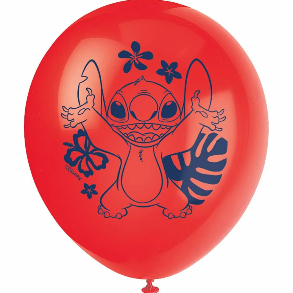 12" Lilo and Stitch Latex Balloons, 8ct.