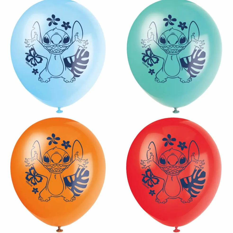 12" Lilo and Stitch Latex Balloons, 8ct.