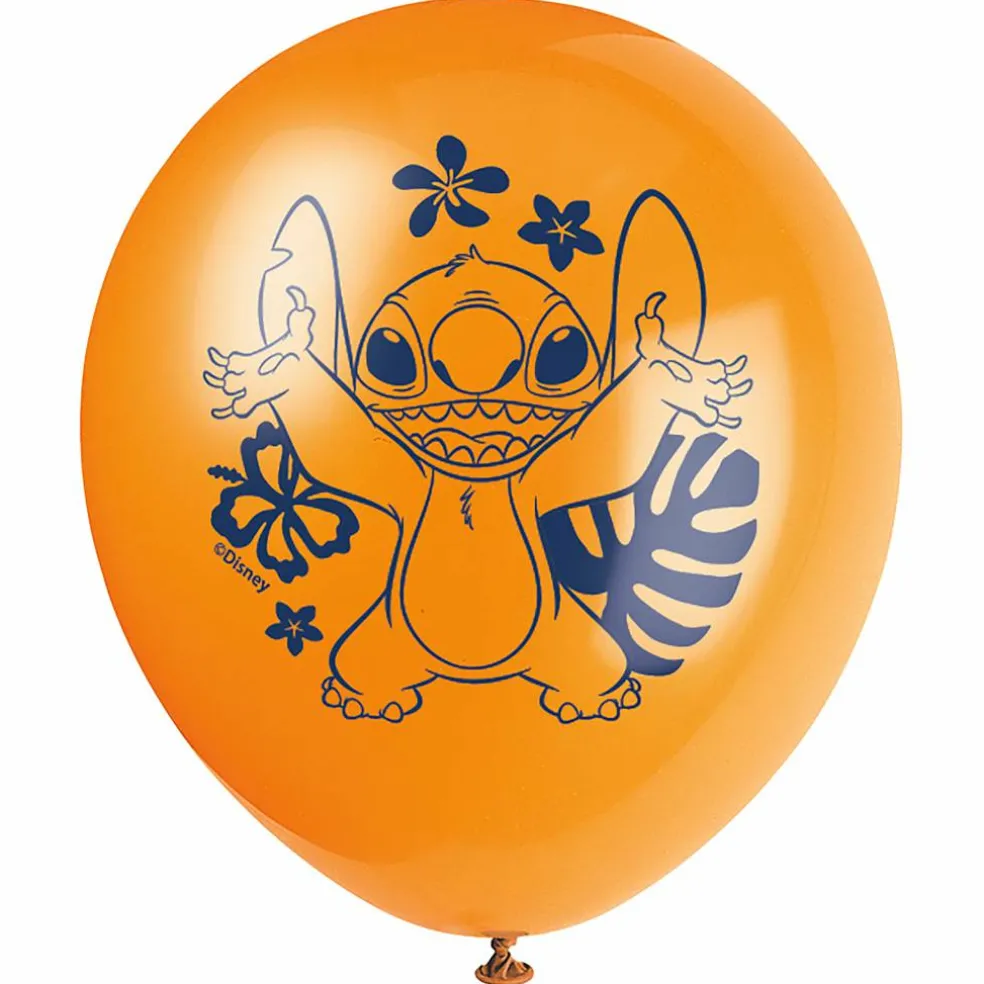 12" Lilo and Stitch Latex Balloons, 8ct.