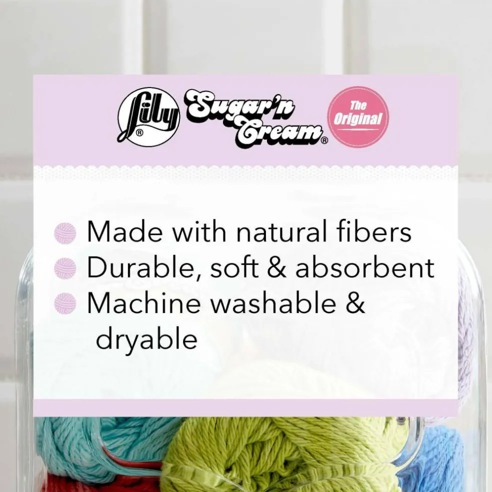 Lily® Sugar 'n Cream® Solid Yarn