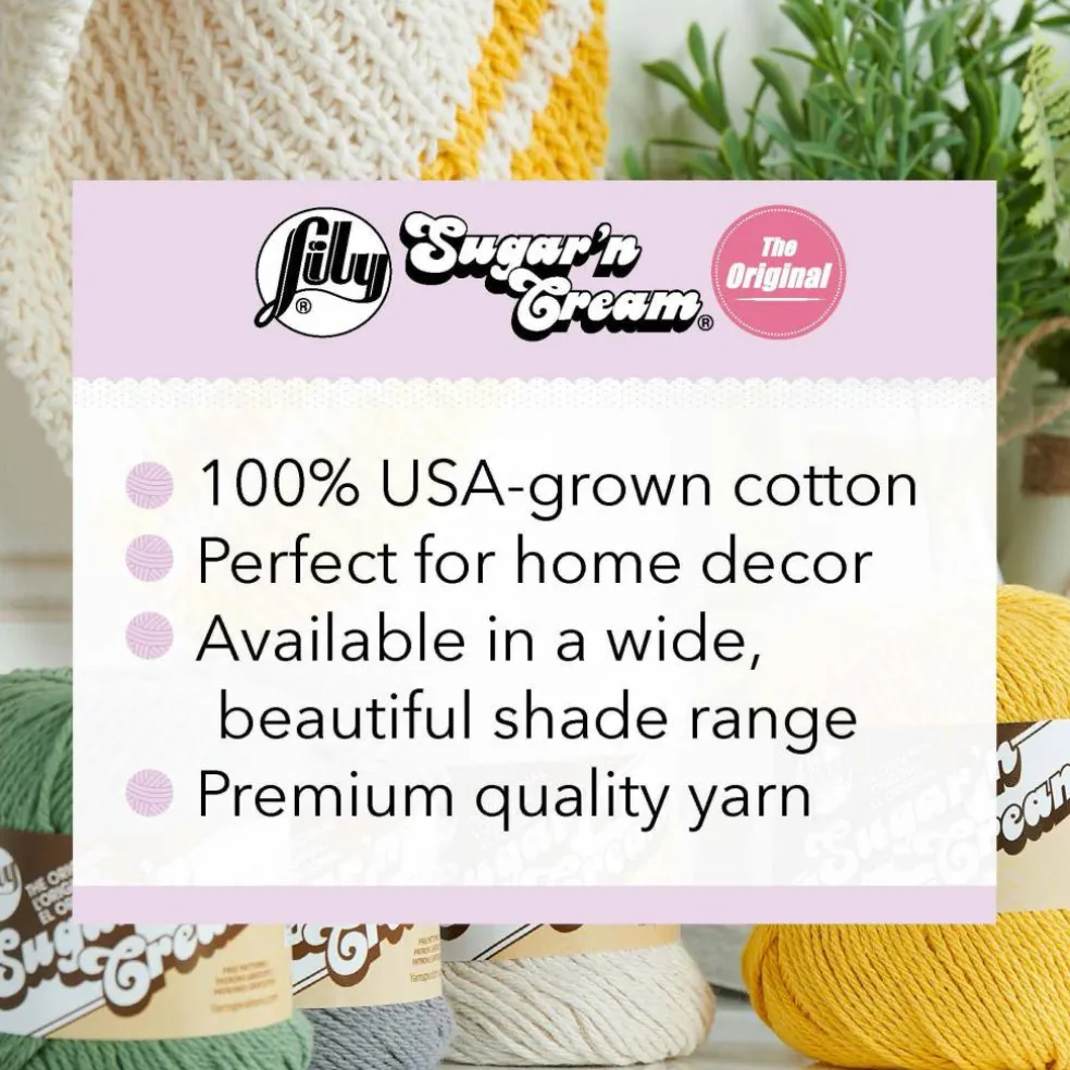 Lily® Sugar 'n Cream® Solid Yarn