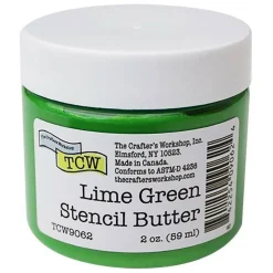 Lime Green Stencil Butter - Crafter's Workshop