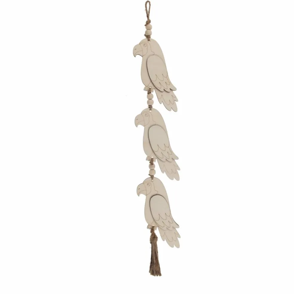 19.5" Linear Parrots DIY Plywood Wall Décor by Make Market®
