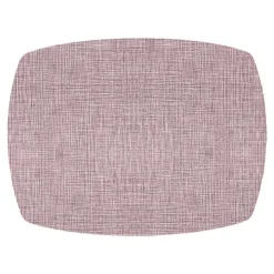 Linen Style Placemat with Rounded Corners