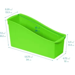 Linking Book Bins, Colorful Connecting Storage
