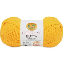 Lion Brand Feels Like Butta Yarn - Yellow