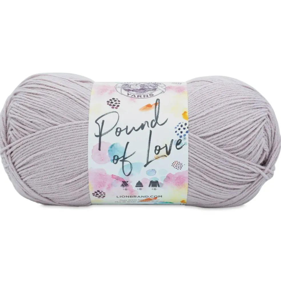 Lion Brand Pound of Love Yarn - Quartz, 16 oz