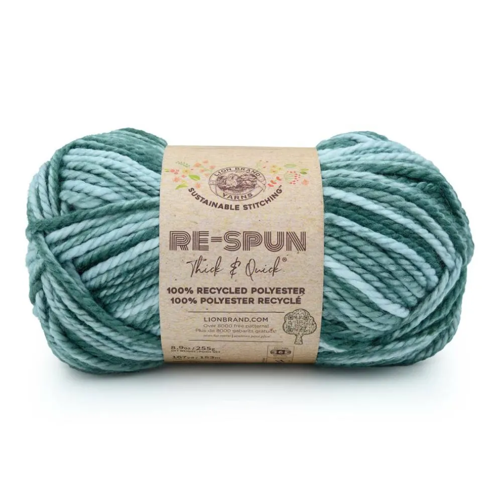 Lion Brand® Re-Spun Thick & Quick® Print Yarn
