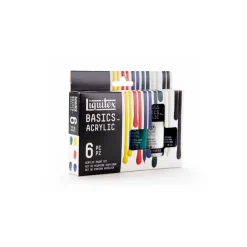Liquitex® BASICS® Acrylic  6 Color Introductory Paint Set