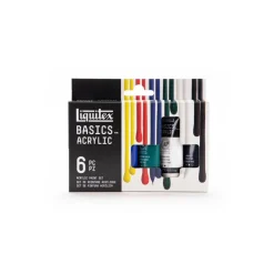 Liquitex® BASICS® Acrylic 6 Color Introductory Paint Set
