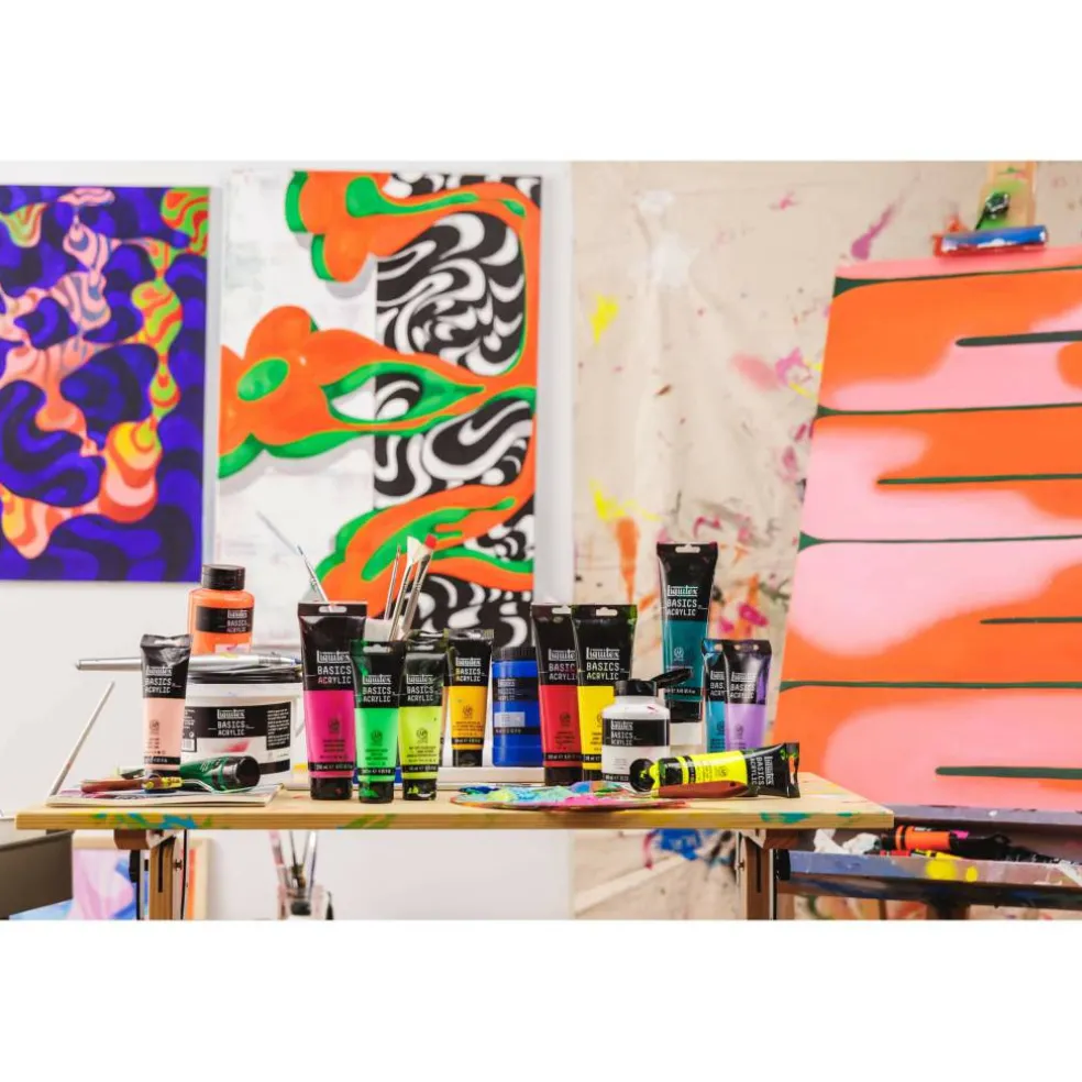 Liquitex® BASICS® Acrylic 6 Color Introductory Paint Set